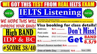 IELTS LISTENING PRACTICE TEST 2024 WITH ANSWERS  25102024 [upl. by Anam]