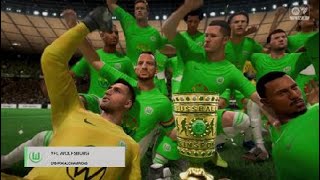 Wolfsburg vs Dortmund  DFB Pokal Cup Final FC 24 [upl. by Eiryt991]