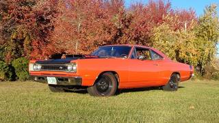 1969 ½ Dodge Super Bee A12 440 Six Pack 4 Speed in Orange amp Ride on My Car Story with Lou Costabile [upl. by Lissie]