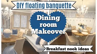 DIY BANQUETTE SEATING  DINING ROOM BREAKFAST NOOK BENCH  HOW TO [upl. by Susann]