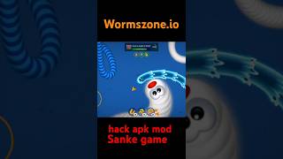 Worms zoneio hack apk mod new sanke game video shorts viralvideo [upl. by Onibag]