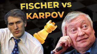 Bobby Fischer vs Anatoly Karpov • World Championship  Match Zagreb 1975 2 [upl. by Nyrol]