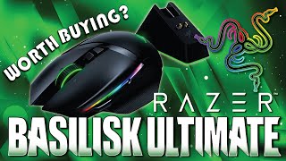 RAZER BASILISK ULTIMATE WIRELESS GAMING MOUSE REVIEW [upl. by Naggem]