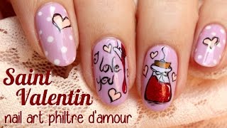 Nail art Saint valentin [upl. by Earized]