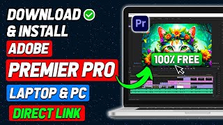 How To Download Premiere Pro FREE Windows 11 [upl. by Stearns710]