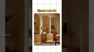 What is Lime Wash paintfinish wallpainting interiordesign [upl. by Acile294]