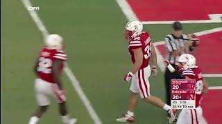 Andy Janovich FB Dive for the Touchdown vs Wisconsin [upl. by Stephie]