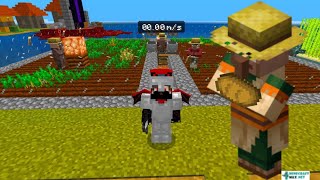 making fully automatic bred farm with villagers in minecraft pe 121 [upl. by Anu]