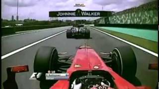 Mark Webber crashes Kimi Räikkönen [upl. by Alat]