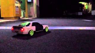 【RC DRIFT TA02 4WD：Part 3】「TAMIYA NISSAN BNR32 GTR nismo」New Body Shakedown [upl. by Kcod]