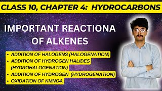 Important reactions of alkenes  chemical properties of alkenes  class 10  mmk chemistry [upl. by Mobley471]