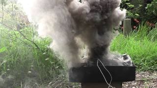 TV cathode ray tube explodes [upl. by Faustus284]