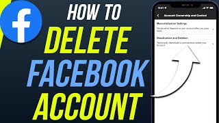 How To Permanently Delete Facebook Account [upl. by Adnema310]