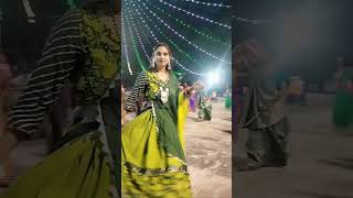 Twirling with joy💚🖤dandiya garbanight raas [upl. by Eelamme]