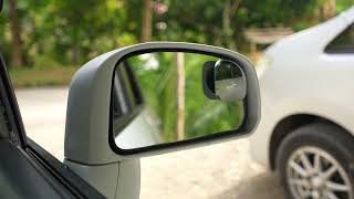 How To Install Car Blind Spot Mirrors Correctly  Installation Guide [upl. by Ithaman]