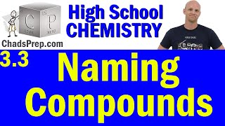 33 Naming Compounds Nomenclature  High School Chemistry [upl. by Anisirhc]