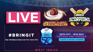 🔴 LIVE Leewards v Jamaica  CG United Super 50 [upl. by Leahcam496]