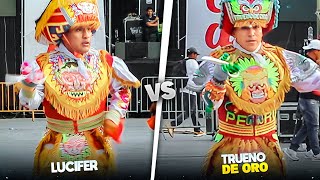 Danza de Tijeras en Lima  Perú  ¡Trueno de Oro vs Lucifer 🔥 [upl. by Htebirol]