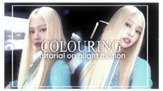 my colouring tut on alight motion [upl. by Aissirac]