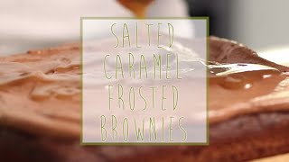 Organic Salted Caramel Frosted Brownies [upl. by Aibos758]