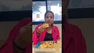 Eating Street Pizza In Dominos 😱 Eating Street Food In Dominos Food Challenge shorts ashortaday [upl. by Vladamar]