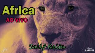 Salif Keita  Africa  karaoke [upl. by Saideman]