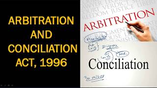 Arbitration amp Conciliation Act 1996 [upl. by Etennaej]