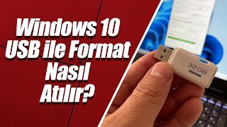 Windows 10 USB ile Format Nasıl Atılır GÜNCEL REHBER 2023 [upl. by Ellerrehs]