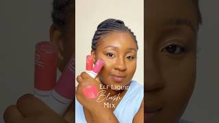 Mixing Elf camo liquid blushes in coral crush and pinky promise [upl. by Dione]