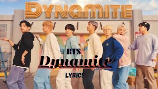 BTS Dynamite Color Coded Lyrics [upl. by Schiffman]