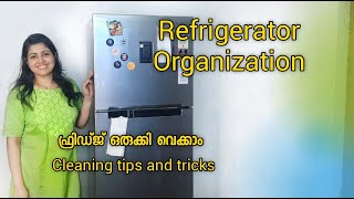 Fridge cleaning and organization Malayalamfridge organization tips and trickscleaning hacks [upl. by Bar]