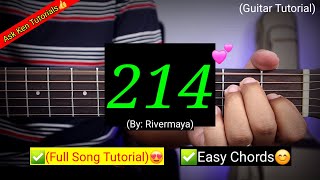 214  Rivermaya EASY CHORDS😍  Full Song Tutorial [upl. by Lonergan]