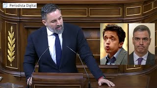 ABASCAL sacude una tunda de palos al quemado ERREJÓN y de paso deja planchado al felón SÁNCHEZ [upl. by Hildick]