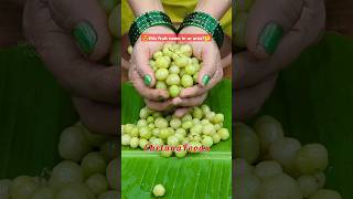 What you call this SUPERFRUIT in ur area🤔 వీటి పేరు తెలుసా🤔 Amla Indian Gooseberry Usirikaya [upl. by Bjork193]