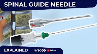 Spinal anesthesia How to use Guide Needle  Regional Anesthesia Crash Course with Dr Hadzic [upl. by Ivan840]