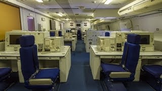 Guided Tour Inside the E4B NAOC Doomsday Plane [upl. by Naawaj]