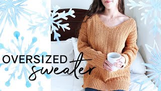 How to Crochet an Oversized Sweater [upl. by Kuhlman]