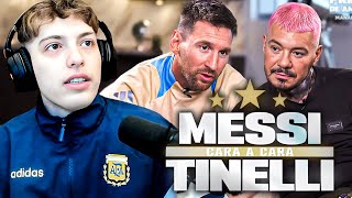 REACCION A LA ENTREVISTA DE MESSI CON TINELLI 2024 GANAR EL MUNDIAL ME CAMBIO LA VIDA [upl. by Paola]