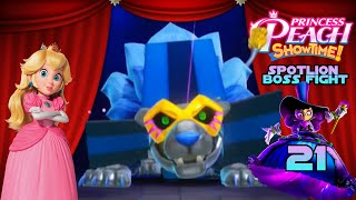 Princess Peach Showtime  Spot lion Boss Fight  Part 21  Nintendo Switch Gameplay [upl. by Mas]