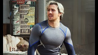 Quicksilver Aaron TaylorJohnson  All Scenes Powers  The Avengers Age of Ultron [upl. by Winona]