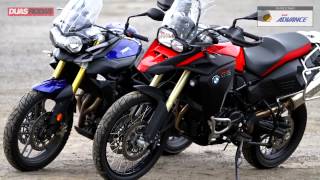 Comparativo BMW F 800 GS Adventure x Triumph Tiger 800 [upl. by Olram442]