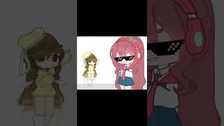 FEIN FEIN FAKE COLLAB WITH MY POOKIE hanincherrygacha dontflop cute animation trend viral [upl. by Aysahc]