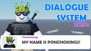 PART 2 How to make a dialogue with picture and name in Roblox [upl. by Lorri229]