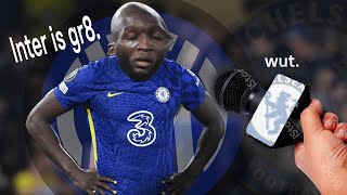 lukaku lying to chelsea fans for 1 minute 13 seconds straight [upl. by Aracaj]