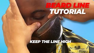 Beard Lineup Tips Get the Sharp Line Without Pushing Down the Beard [upl. by Ylluz]