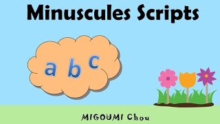 🔡 Apprendre les lettres MINUSCULES SCRIPTS  Alphabet en Français [upl. by Aynam]