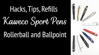 Kaweco Rollerball and Ballpoint Pens Hacks and Tips Shared By Pen Enthusiast [upl. by Hajidak]