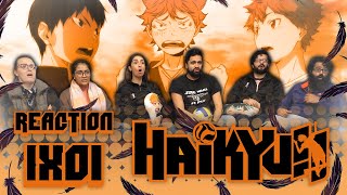 Haikyuu 1x1  The End and the Beginning  Group Reaction [upl. by Mitzi]