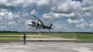 Agusta Westland AW119 landing in Ocala Florida [upl. by Fang665]