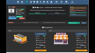 Online Browser Game  vCity PHP Script  Free PHP Script [upl. by Latreshia146]